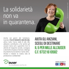 Dona il 5 x 1000 ad Auser - Auser  Ticino  Olona