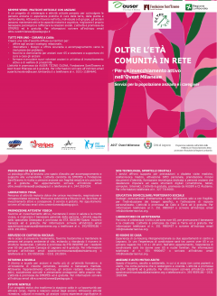 OLTRE L'ETA' COMUNITA' IN RETE - Auser  Ticino  Olona