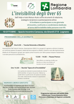 L'INVISIBILITA DEGLI OVER 65 - Auser  Ticino  Olona
